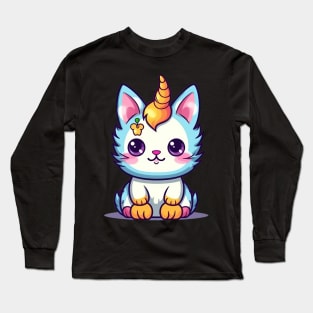 Baby cat unicorn Long Sleeve T-Shirt